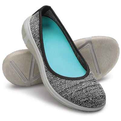 The Lady's Knee Pain Relieving Slip On Flats - A walking shoes with ...