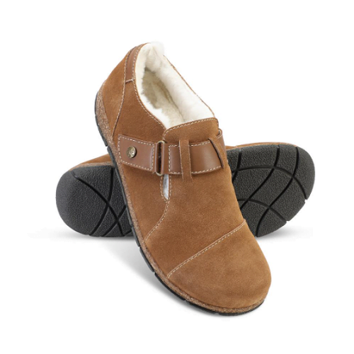 The Lady’s Sherpa Shock Absorbing Shoes – equipped with cozy sherpa lining and shock absorbing insoles that provide all-day comfort