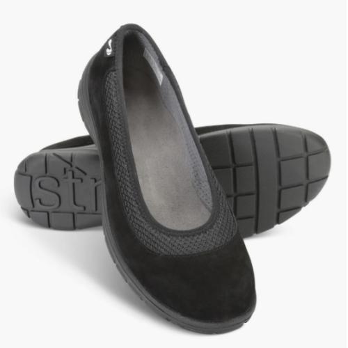 The Lady’s Back Pain Relieving Slip On Flats – with biomechanical footbeds that help relieve back pain