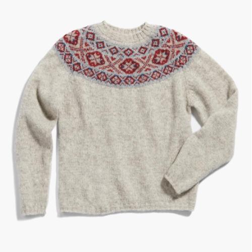 The Genuine Fair Isle Sweater – the classic Fair Isle sweater knit with pure Shetland wool