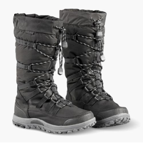 The Lightweight Packable Snow Boots – rated to keep feet warm in temperatures as low as -22° F